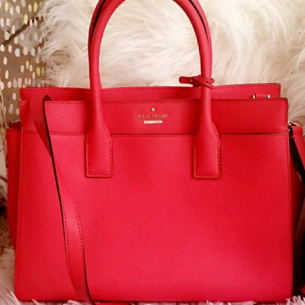 Kate Spade true Red large satchel